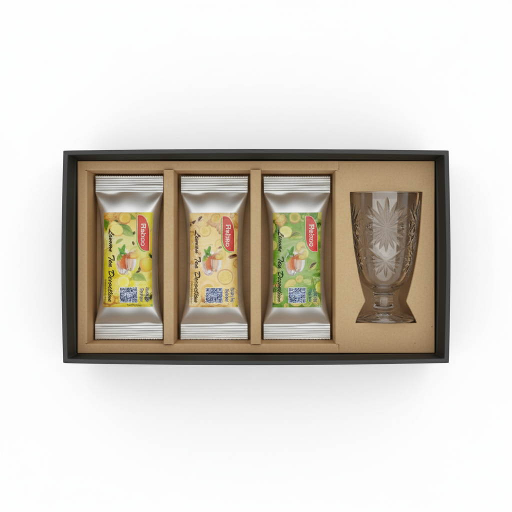 Assorted Tea Decoction Combo - 9 Sachets + FREE Glass