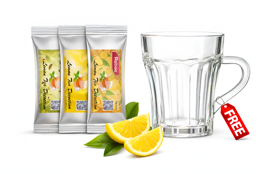 Assorted Tea Decoction Combo - 9 Sachets + FREE Glass